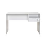 Casa si Gradina - Mobilier - Mese si birouri - Birouri - Birou, Hanah Home, pal melaminat, alb, 120x60x75 cm - Infinity.ro