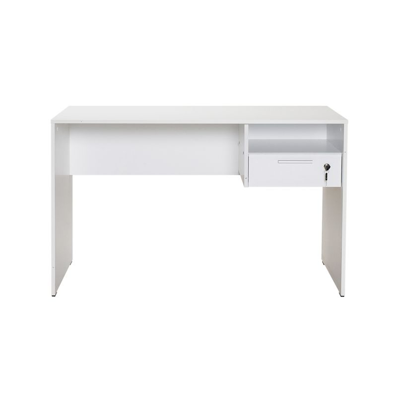 Casa si Gradina - Mobilier - Mese si birouri - Birouri - Birou, Hanah Home, pal melaminat, alb, 120x60x75 cm - Infinity.ro