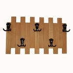 Casa si Gradina - Mobilier - Organizare si depozitare - Cuiere - Cuier, Hanah Home, lemn de carpen, maro, 51x31 cm - Infinity.ro