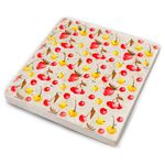 Casa si Gradina - Bucatarie si vesela - Accesorii bar - Suporturi bauturi - Set suporturi de pahare, Hermia, piatra naturala, multicolor, 10x10x1 cm, 4 bucati, 366TYR1101 - Infinity.ro