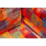 Casa si Gradina - Mobilier - Canapele si coltare - Canapele - Canapea extensibila, Hanah Home, metal, patchwork multicolor, 150x75x70 cm - Infinity.ro