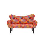 Casa si Gradina - Mobilier - Canapele si coltare - Canapele - Canapea extensibila, Hanah Home, metal, patchwork multicolor, 150x75x70 cm - Infinity.ro