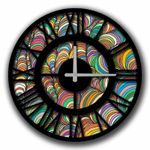 Casa si Gradina - Decoratiuni - Ceasuri - Ceas decorativ, Wallxpert, mdf, multicolor, 50 cm, 238HMA6273 - Infinity.ro