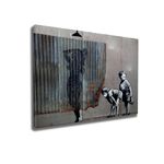 Casa si Gradina - Decoratiuni - Tablouri - Tablou canvas decorativ, Wallxpert, multicolor, 70x100 cm, 50% bumbac, 50% poliester, rama lemn, 966BRS1211 - Infinity.ro
