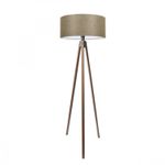 Casa si Gradina - Corpuri si surse de iluminat - Veioze si lampi - Lampadare - Lampadar, Opviq, material textil, bej nisip, 38x38x200 cm - Infinity.ro
