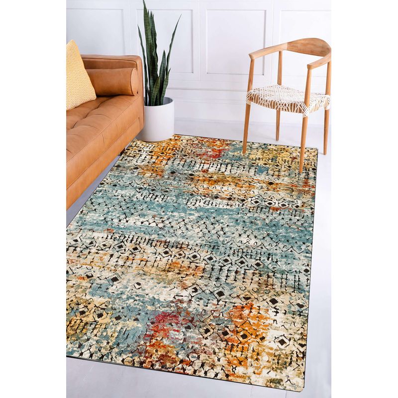 Casa si Gradina - Textile si covoare - Covoare - Covoare casa - Covor, Conceptum Hypnose, multicolor, 200x290 cm, 100% poliester, antiderapant, lavabil la masina, 959CHL1563 - Infinity.ro