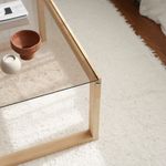 Casa si Gradina - Mobilier - Mese si birouri - Masute de cafea - Masuta de cafea, Hanah Home, lemn masiv de pin, natural, 85x55x40 cm - Infinity.ro