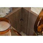 Casa si Gradina - Mobilier - Mese si birouri - Masute de cafea - Masuta de cafea, Hanah Home, sticla calita si pal melaminat, nuc, 105x65x30 cm - Infinity.ro
