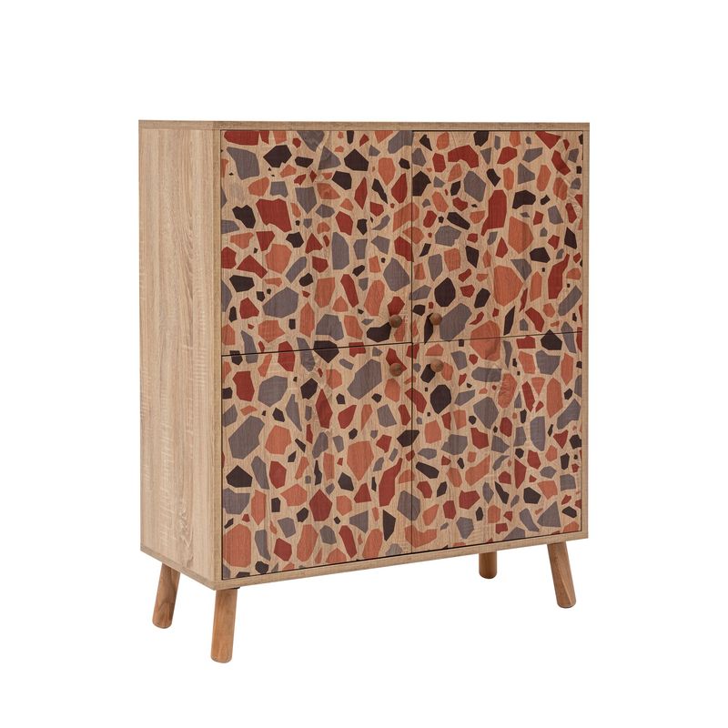 Casa si Gradina - Mobilier - Dulapuri si sifoniere - Dulapuri - Dulap multifunctional, Hanah Home, pal melaminat, multicolor, 95x36x111 cm, 869VEL4520 - Infinity.ro