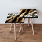 Casa si Gradina - Mobilier - Mese si birouri - Masute de cafea - Set masute de cafea, Hanah Home, mdf, multicolor, 35x47x35 cm, 2 piese, 481LNA2324 - Infinity.ro