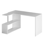 Casa si Gradina - Mobilier - Mese si birouri - Birouri - Birou de studiu, Hanah Home, pal melaminat, alb, 130x94x74 cm - Infinity.ro