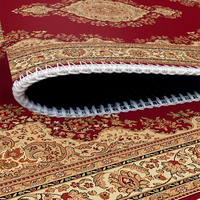 Casa si Gradina - Textile si covoare - Covoare - Covoare casa - Covor, Conceptum Hypnose, rosu, 100x150 cm, 70% bumbac, 30% chenille, antiderapant - Infinity.ro