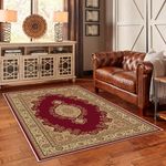 Casa si Gradina - Textile si covoare - Covoare - Covoare casa - Covor, Conceptum Hypnose, rosu, 100x150 cm, 70% bumbac, 30% chenille, antiderapant - Infinity.ro
