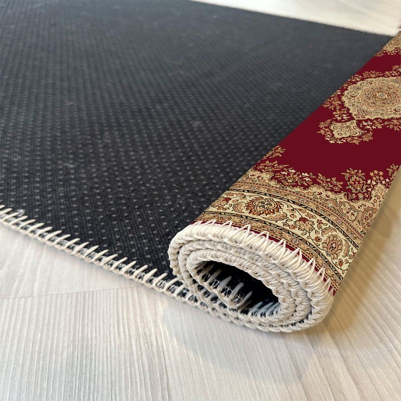 Casa si Gradina - Textile si covoare - Covoare - Covoare casa - Covor, Conceptum Hypnose, rosu, 100x150 cm, 70% bumbac, 30% chenille, antiderapant - Infinity.ro