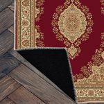 Casa si Gradina - Textile si covoare - Covoare - Covoare casa - Covor, Conceptum Hypnose, rosu, 100x150 cm, 70% bumbac, 30% chenille, antiderapant - Infinity.ro
