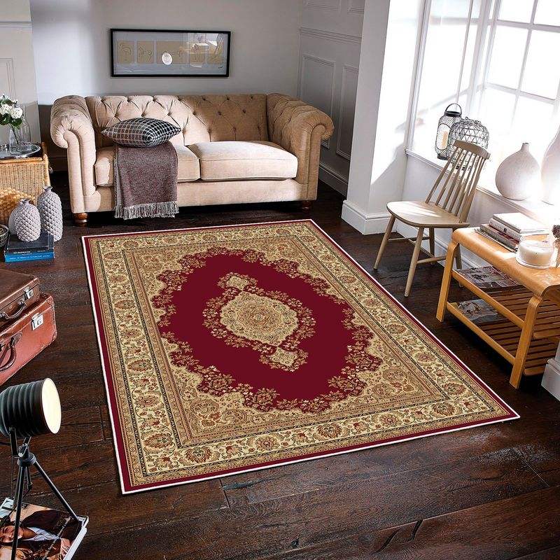 Casa si Gradina - Textile si covoare - Covoare - Covoare casa - Covor, Conceptum Hypnose, rosu, 100x150 cm, 70% bumbac, 30% chenille, antiderapant - Infinity.ro