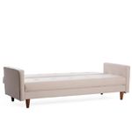 Casa si Gradina - Mobilier - Canapele si coltare - Canapele - Canapea extensibila 3 locuri, Atelier Del Sofa, poliester, crem, 200x83x75 cm - Infinity.ro