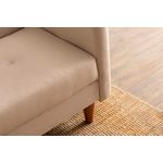 Casa si Gradina - Mobilier - Canapele si coltare - Canapele - Canapea extensibila 3 locuri, Atelier Del Sofa, poliester, crem, 200x83x75 cm - Infinity.ro