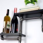 Casa si Gradina - Mobilier - Biblioteci si rafturi - Etajere - Etajera, Wallxpert, mdf, negru, 56x13x42 cm - Infinity.ro