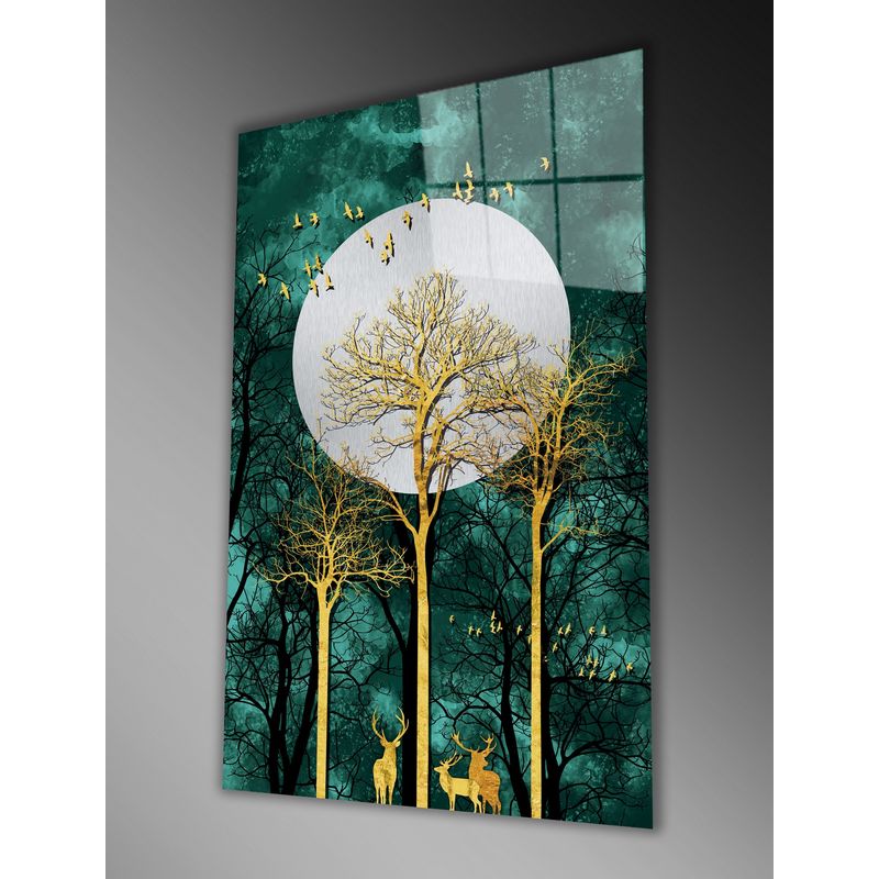 Casa si Gradina - Decoratiuni - Tablouri - Tablou decorativ, Wallxpert, sticla calita, multicolor, 90x60 cm, 221JRS1977 - Infinity.ro