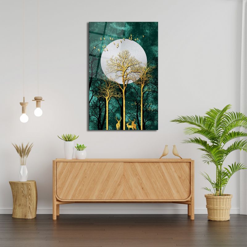Casa si Gradina - Decoratiuni - Tablouri - Tablou decorativ, Wallxpert, sticla calita, multicolor, 90x60 cm, 221JRS1977 - Infinity.ro