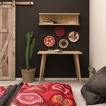 Casa si Gradina - Mobilier - Mese si birouri - Birouri - Birou de studiu, Hanah Home, pal melaminat, stejar, 80x60x74 cm - Infinity.ro