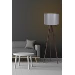 Casa si Gradina - Corpuri si surse de iluminat - Veioze si lampi - Lampadare - Lampadar, Opviq, mdf, gri nuc, 145 cm - Infinity.ro