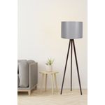 Casa si Gradina - Corpuri si surse de iluminat - Veioze si lampi - Lampadare - Lampadar, Opviq, mdf, gri nuc, 145 cm - Infinity.ro