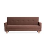 Casa si Gradina - Mobilier - Canapele si coltare - Canapele - Canapea extensibila 3 locuri, Atelier Del Sofa, cadru metalic, stofa poliester, maro, 200x83x75 cm - Infinity.ro