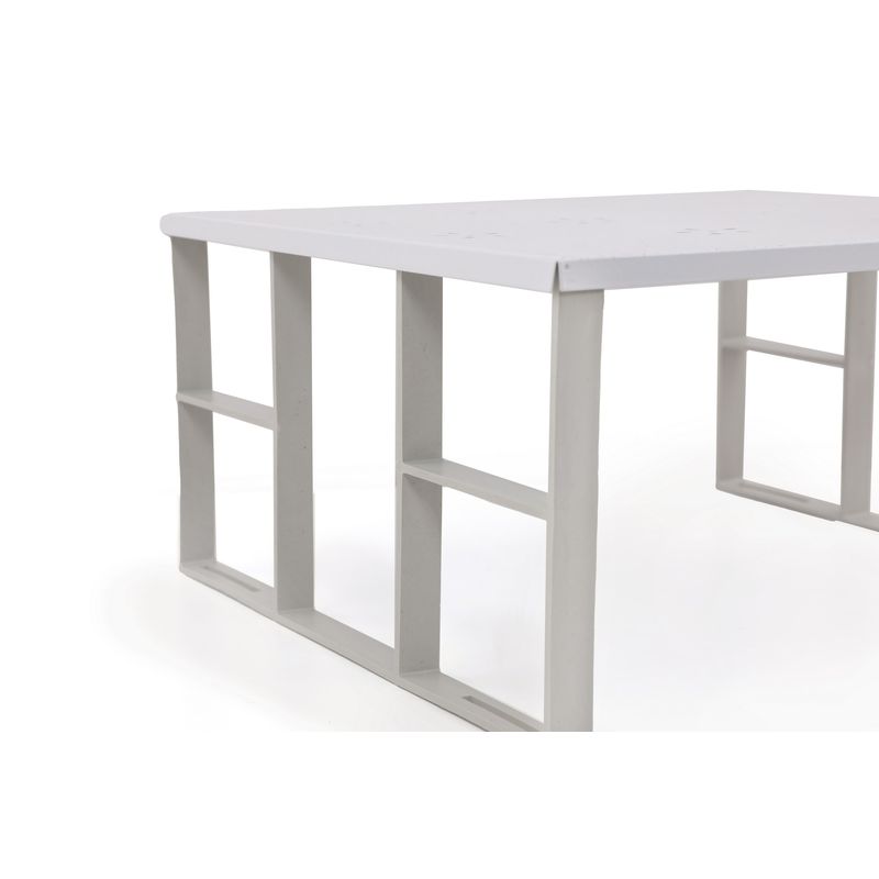 Casa si Gradina - Mobilier - Organizare si depozitare - Organizatoare pentru sertare si dulapuri - Organizator bucatarie, Hermia, inox, alb, 27.5x31.5x15 cm - Infinity.ro