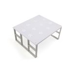 Casa si Gradina - Mobilier - Organizare si depozitare - Organizatoare pentru sertare si dulapuri - Organizator bucatarie, Hermia, inox, alb, 27.5x31.5x15 cm - Infinity.ro