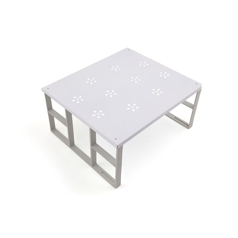 Casa si Gradina - Mobilier - Organizare si depozitare - Organizatoare pentru sertare si dulapuri - Organizator bucatarie, Hermia, inox, alb, 27.5x31.5x15 cm - Infinity.ro