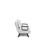 Casa si Gradina - Mobilier - Canapele si coltare - Canapele - Canapea extensibila, Atelier Del Sofa, stofa teddy, alb, 2 locuri - Infinity.ro