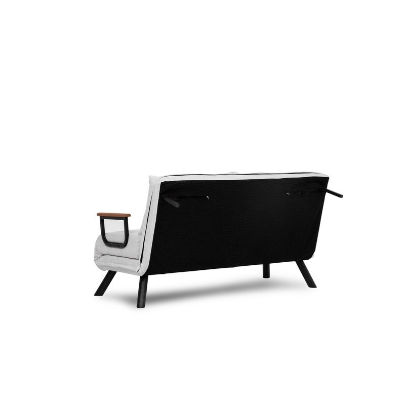 Casa si Gradina - Mobilier - Canapele si coltare - Canapele - Canapea extensibila, Atelier Del Sofa, stofa teddy, alb, 2 locuri - Infinity.ro