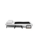 Casa si Gradina - Mobilier - Canapele si coltare - Canapele - Canapea extensibila, Atelier Del Sofa, stofa teddy, alb, 2 locuri - Infinity.ro