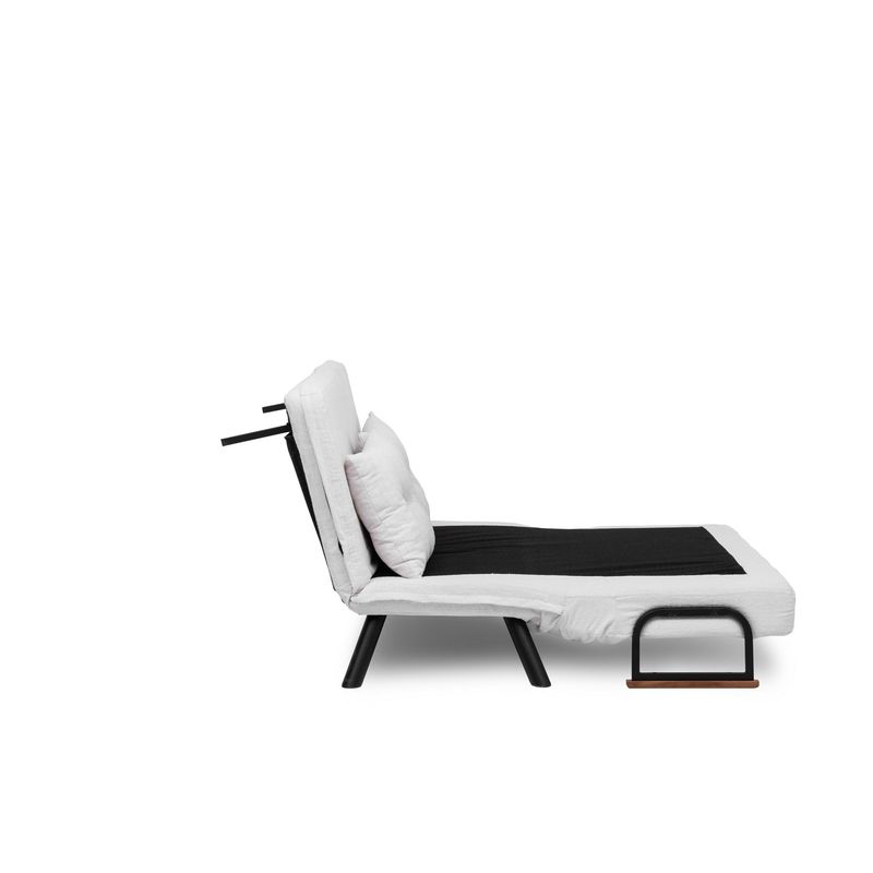 Casa si Gradina - Mobilier - Canapele si coltare - Canapele - Canapea extensibila, Atelier Del Sofa, stofa teddy, alb, 2 locuri - Infinity.ro