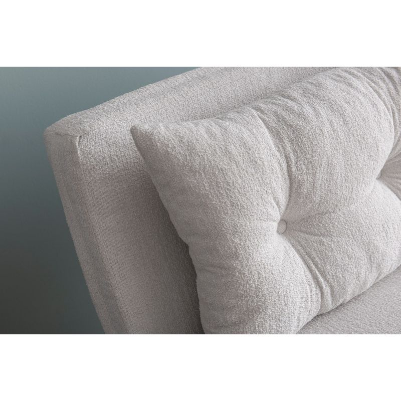 Casa si Gradina - Mobilier - Canapele si coltare - Canapele - Canapea extensibila, Atelier Del Sofa, stofa teddy, alb, 2 locuri - Infinity.ro