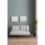 Casa si Gradina - Mobilier - Canapele si coltare - Canapele - Canapea extensibila, Atelier Del Sofa, stofa teddy, alb, 2 locuri - Infinity.ro
