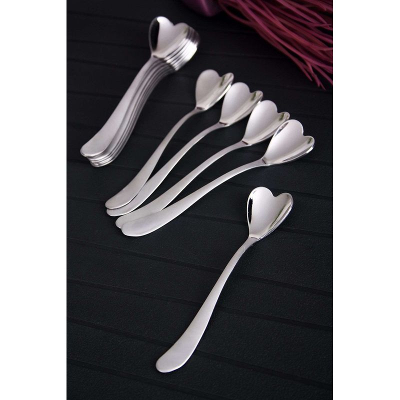 Casa si Gradina - Bucatarie si vesela - Vesela si tacamuri - Tacamuri si seturi - Set linguri, Hermia, otel inoxidabil, argintiu, 11 cm, 12 piese, 283PLN4513 - Infinity.ro