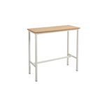 Casa si Gradina - Mobilier - Mese si birouri - Mese bucatarie si dining - Masa bar, Hanah Home, pal, cadru metalic, alb, 100x40x90 cm - Infinity.ro