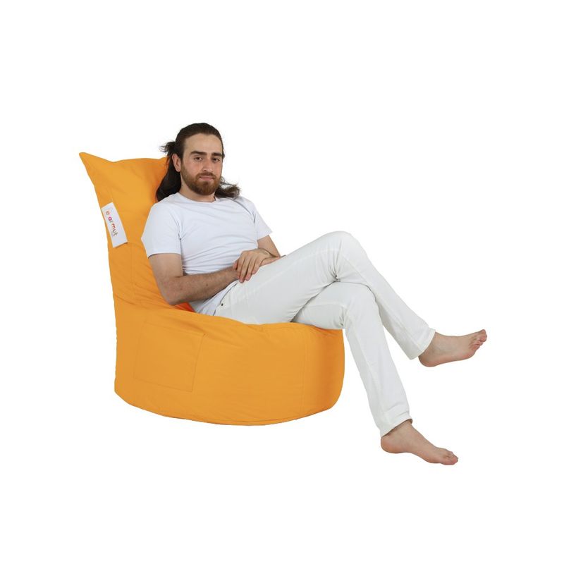 Casa si Gradina - Gradina si terasa - Mobilier exterior - Canapele si fotolii gradina - Fotoliu puf de gradina, Atelier Del Sofa, poliester, portocaliu, 65x90x60 cm - Infinity.ro