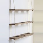 Casa si Gradina - Mobilier - Biblioteci si rafturi - Rafturi - Raft de perete, Hanah Home, lemn de molid, nuc, 60x13x1.3 cm - Infinity.ro