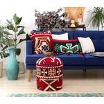 Casa si Gradina - Mobilier - Scaune si fotolii - Tabureti - Taburet, Atelier Del Sofa, bumbac si poliester, multicolor, 45x45x47 cm, 209FLF1310 - Infinity.ro