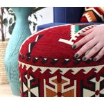 Casa si Gradina - Mobilier - Scaune si fotolii - Tabureti - Taburet, Atelier Del Sofa, bumbac si poliester, multicolor, 45x45x47 cm, 209FLF1310 - Infinity.ro