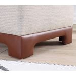 Casa si Gradina - Mobilier - Scaune si fotolii - Tabureti - Taburet, Atelier Del Sofa, bumbac si in, cafeniu, 50x50x47 cm - Infinity.ro