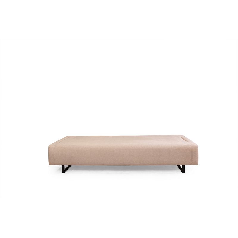 Casa si Gradina - Mobilier - Canapele si coltare - Canapele - Canapea extensibila 3 locuri, Hanah Home, cadru lemn fag, bej, 220x90x80 cm - Infinity.ro
