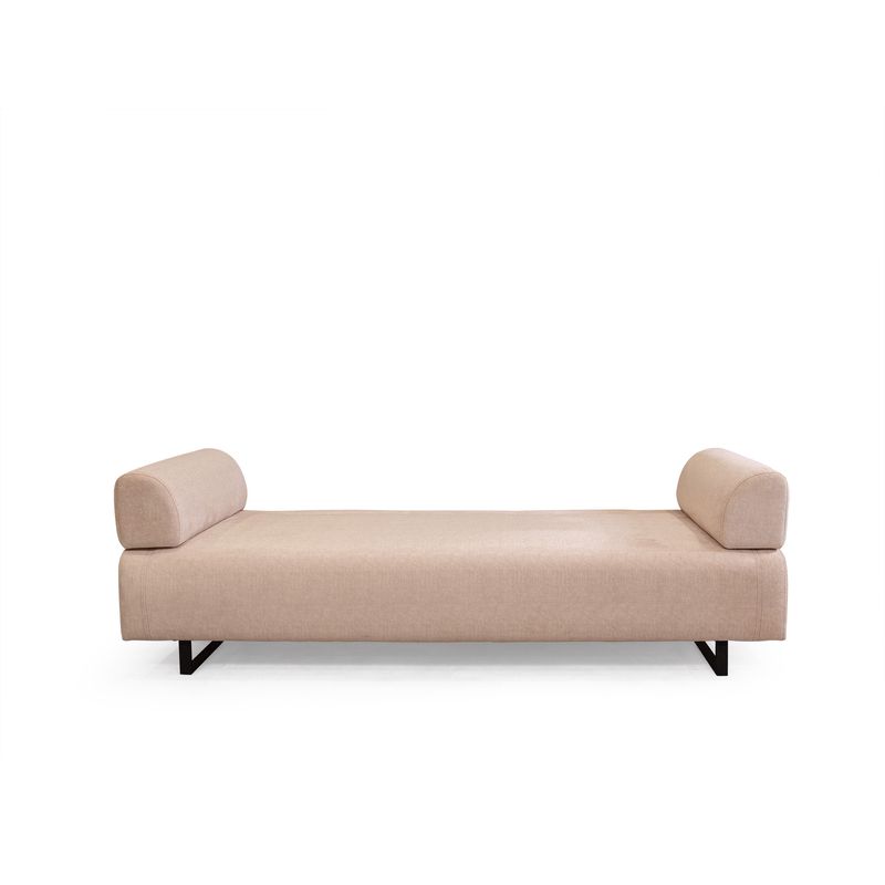 Casa si Gradina - Mobilier - Canapele si coltare - Canapele - Canapea extensibila 3 locuri, Hanah Home, cadru lemn fag, bej, 220x90x80 cm - Infinity.ro