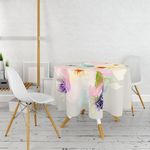Casa si Gradina - Textile si covoare - Textile bucatarie - Fete de masa - Fata de masa, Hermia, multicolor, 160 cm diametru, 100% poliester, imprimare 3d, 994PRL1126 - Infinity.ro