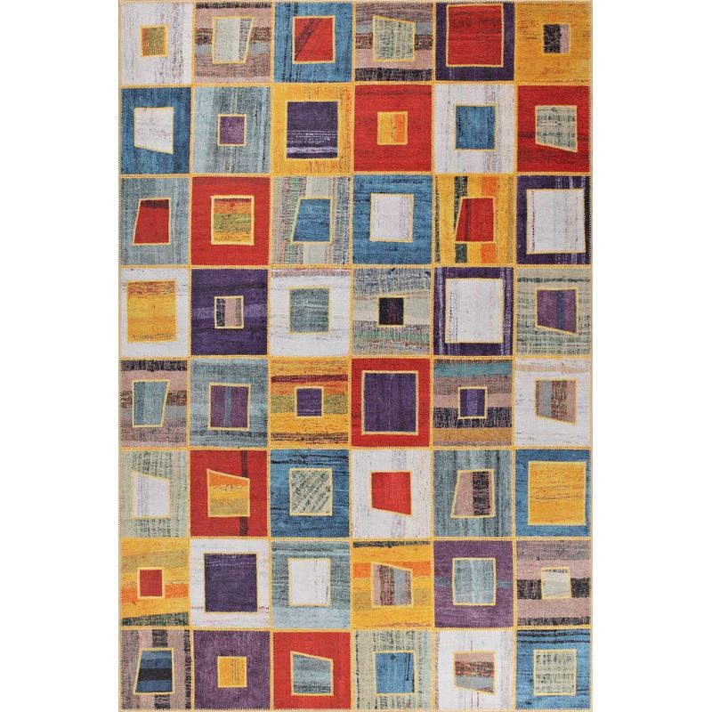 Casa si Gradina - Textile si covoare - Covoare - Covoare casa - Covor, Conceptum Hypnose, multicolor, 75x150 cm, 100% poliester, 473RTP3248 - Infinity.ro