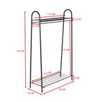 Casa si Gradina - Mobilier - Organizare si depozitare - Umerase si valeti - Cuier, Hanah Home, metal, negru, 144.5x32.5x89 cm - Infinity.ro